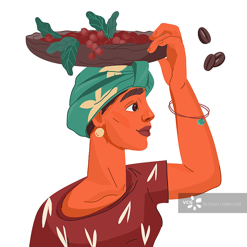 咖啡农民女性性格非洲女性图片素材