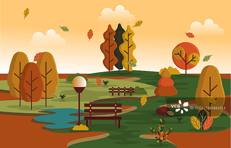 秋天秋天的季节郊野公园自然图片素材