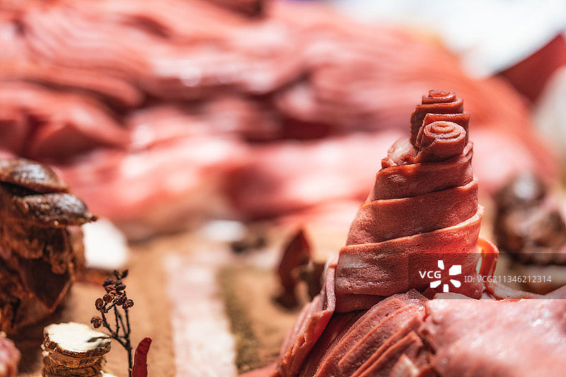 肉卷美食造型图片素材