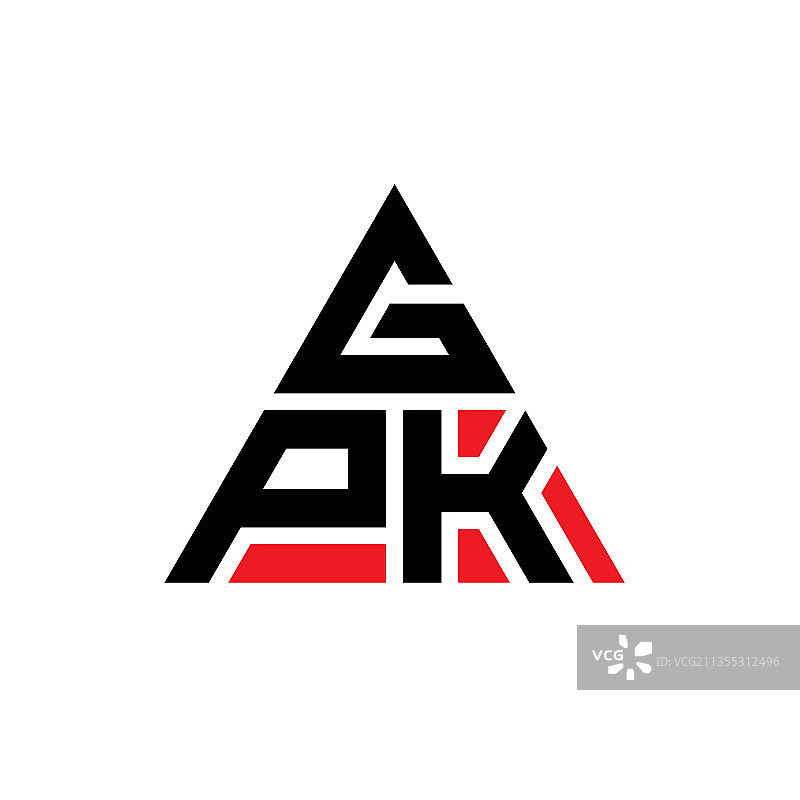 GPK三角形字母标识设计用三角形图片素材