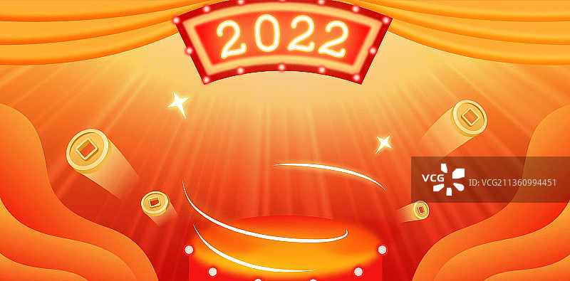 2022年生肖老虎-横版图片素材