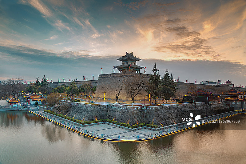 西安城墙  兴庆宫   西安风景图片素材
