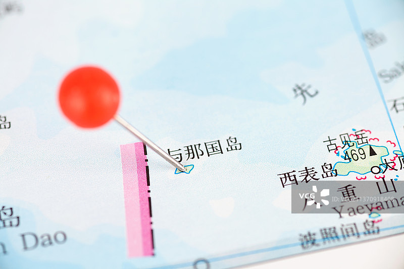 日本与那国岛地理位置图片素材