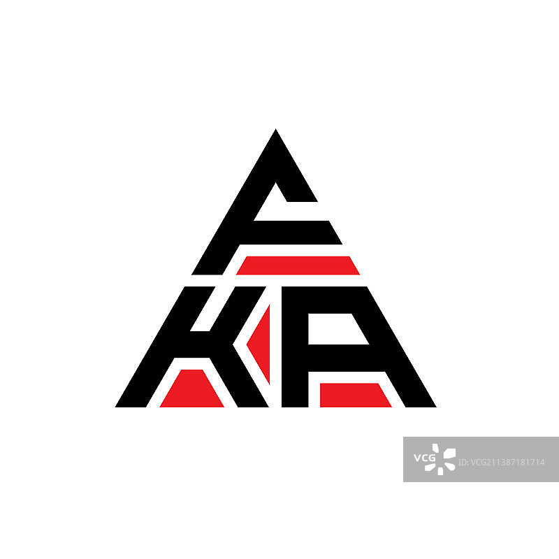 Fka三角形字母标志设计用三角形图片素材