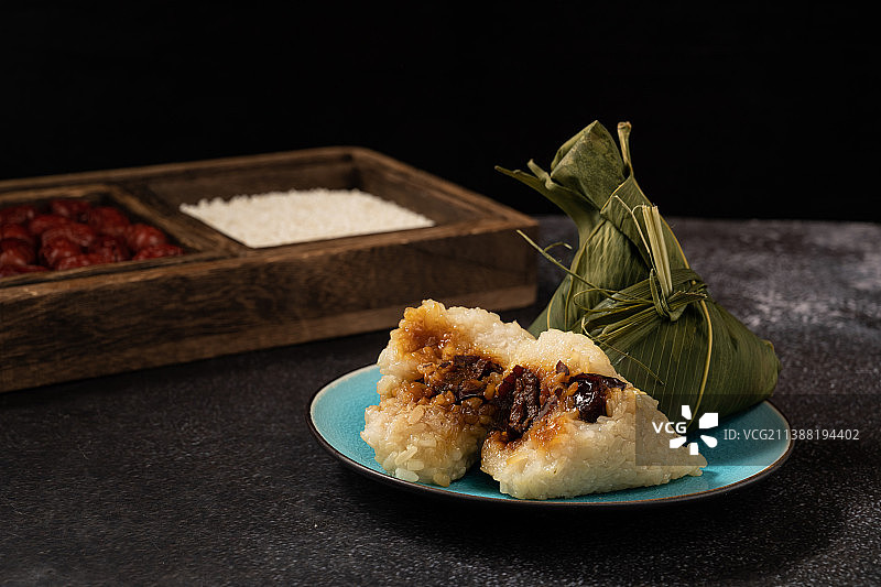 中国传统节日美食端午节粽子图片素材