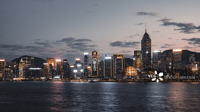 香港夜色图片素材