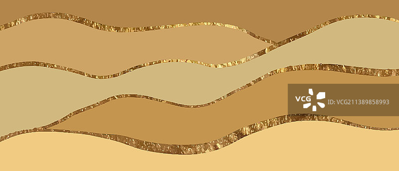 米黄色背景与金箔图片素材