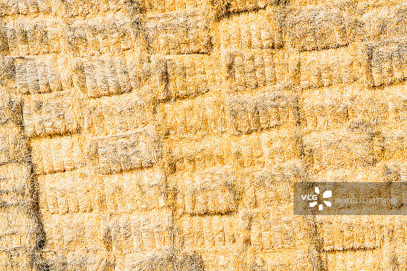 西班牙拉里奥哈的稻草捆图片素材