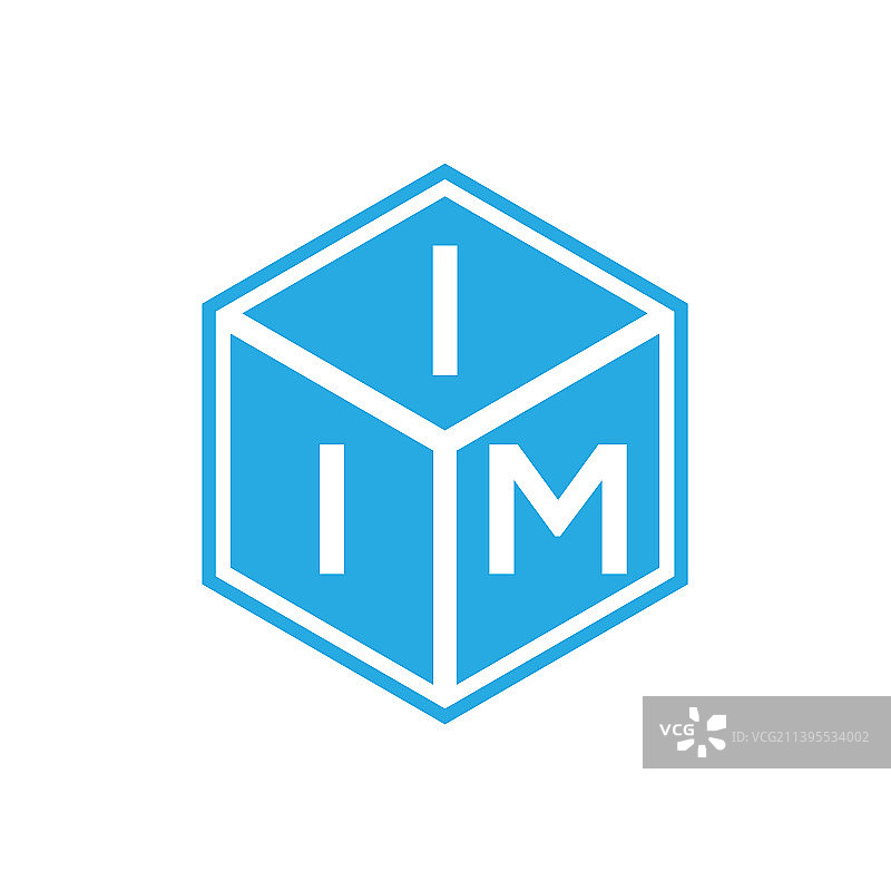 Iim字母标志设计黑色背景Iim图片素材