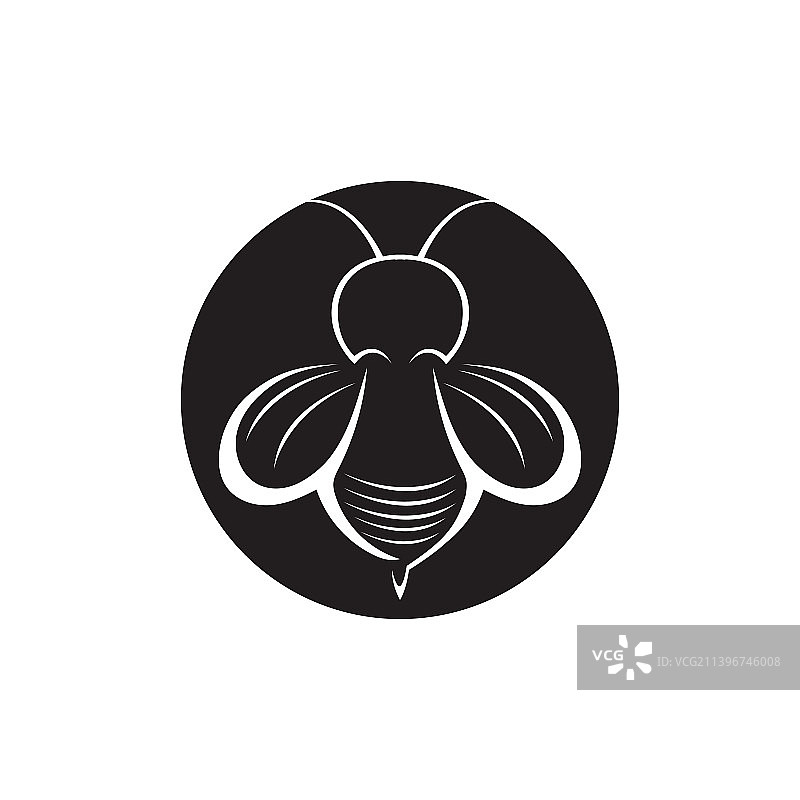 自然蜂蜜标志图标设计图片素材