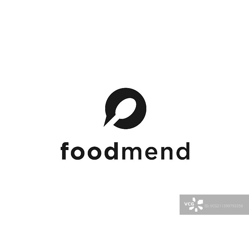 聊天食品logo设计图片素材