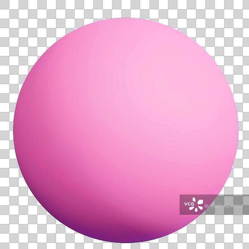 3 d粉红色的球图片素材