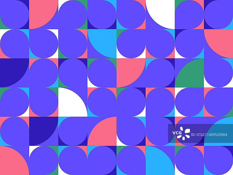 抽象几何无缝图案色彩简单图片素材
