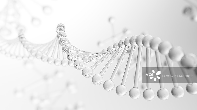 3D渲染生物科技分子结构背景图片素材