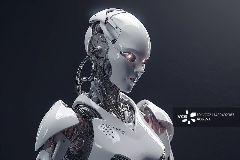 【AI数字艺术】ai人工智能机器人图片素材