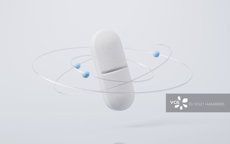 药物与医药概念3D渲染图片素材