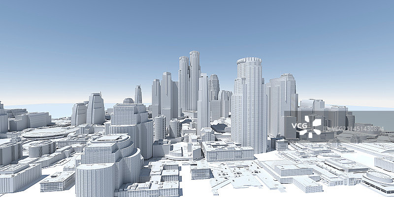 3D都市建筑图片素材