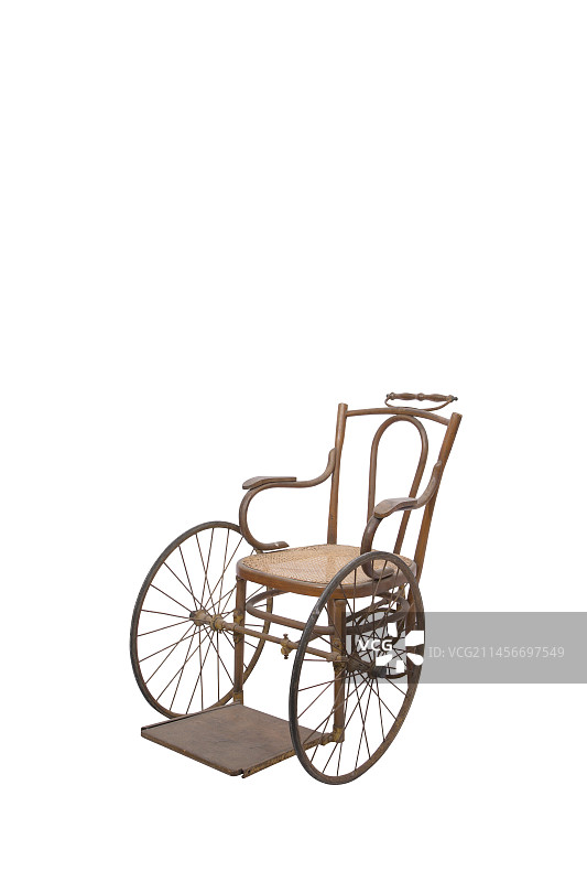 轮椅，19世纪图片素材
