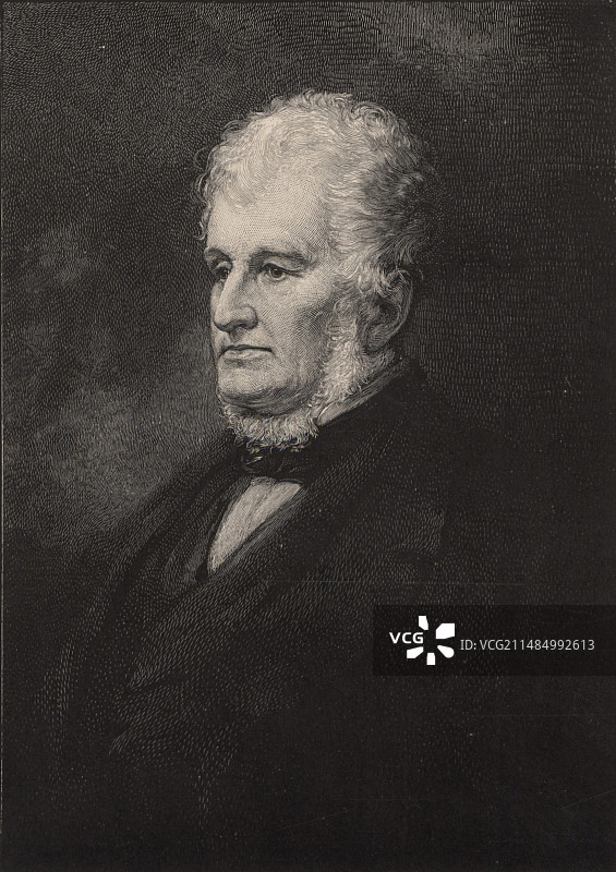 罗伯特·黑尔(1781-1858)美国化学家图片素材