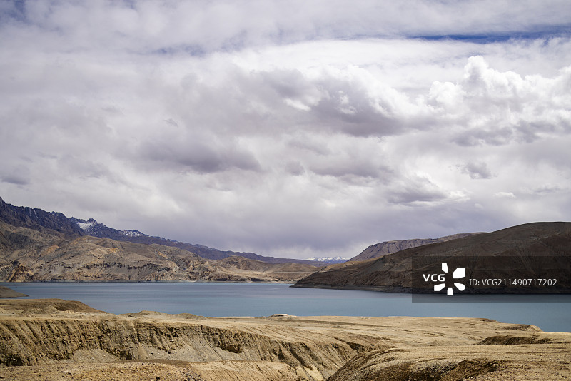 新疆塔县班迪尔湖下板地水库图片素材