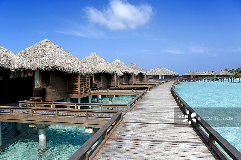 美丽的岛国马尔代夫图片素材