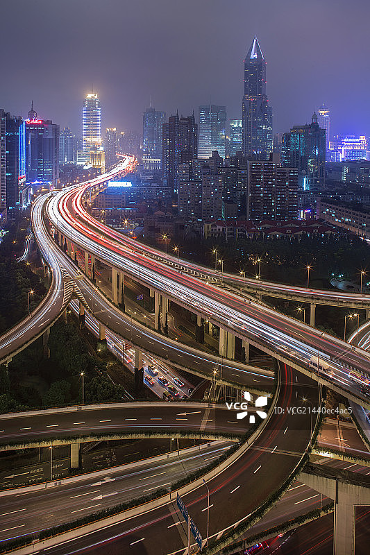 上海高架桥图片素材