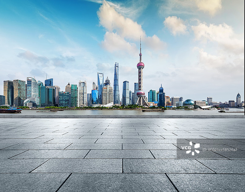 上海城市风光码头平台图片素材