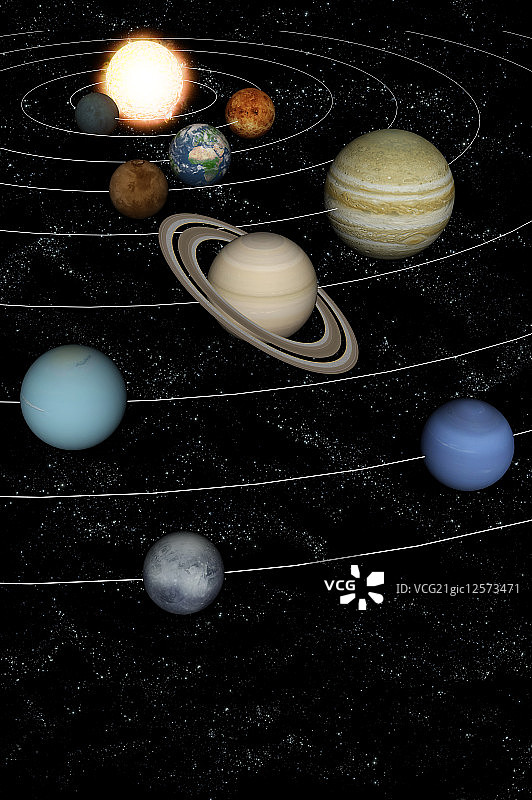 太阳系图片素材
