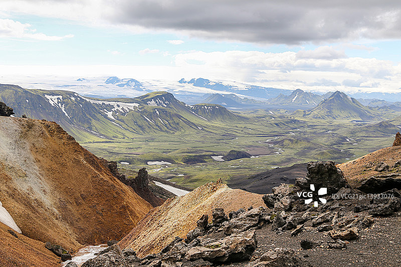 冰岛山地图片素材