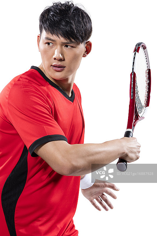运动员打网球图片素材
