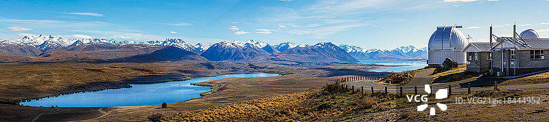 新西兰约翰山顶美景图片素材