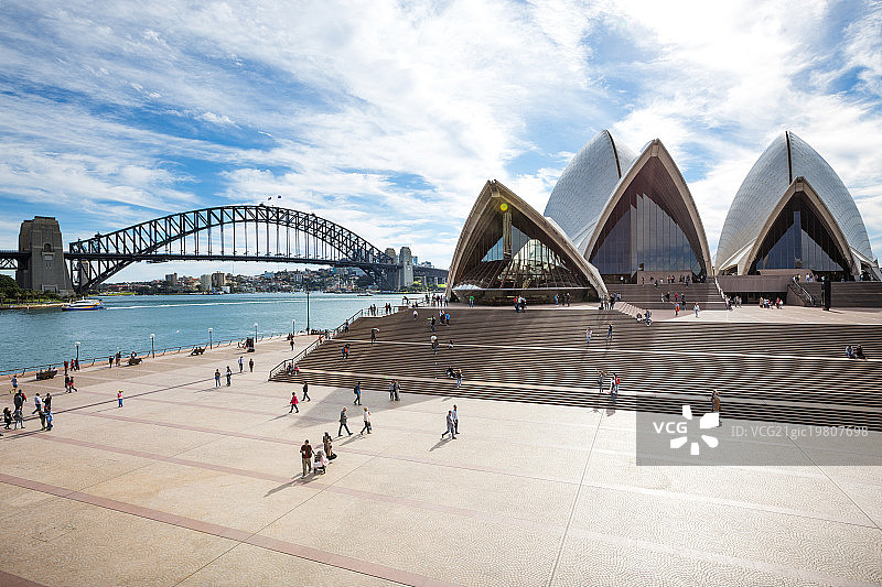 悉尼歌剧院海港大桥图片素材