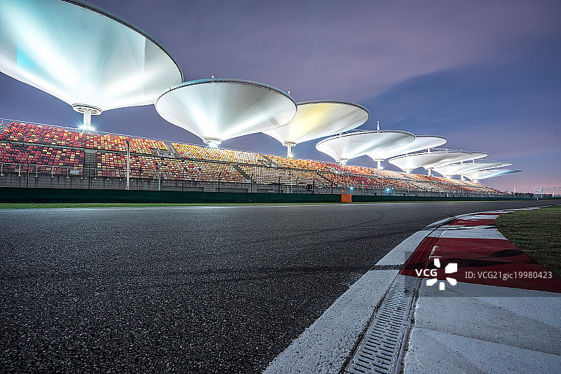 上海F1国际赛车场道路图片素材