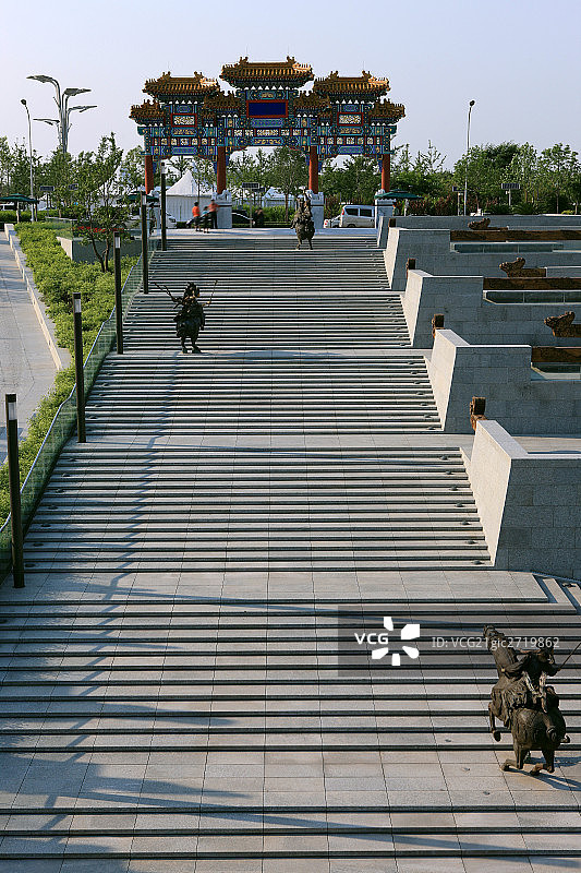 奥运村雕塑公园图片素材
