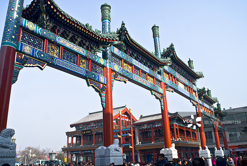 中国北京牌楼图片素材