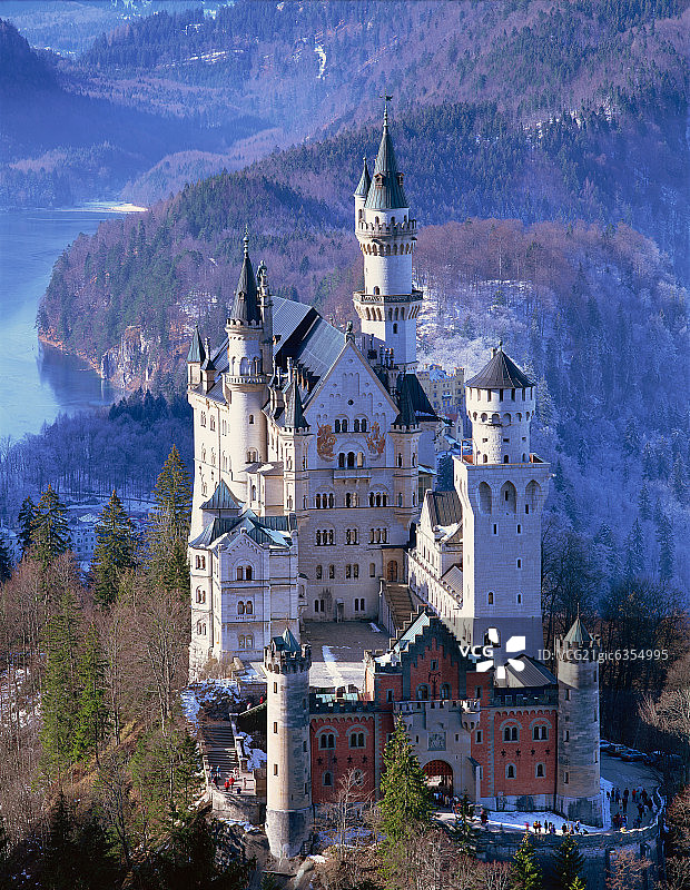 德国新天鹅城堡风光图片素材