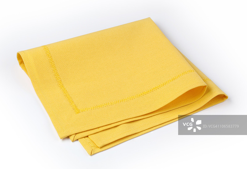 黄色的餐巾图片素材