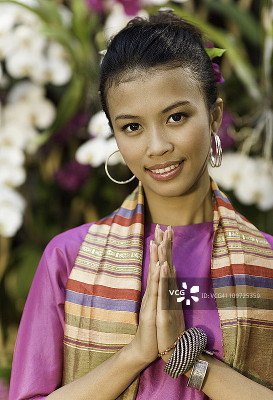 传统的泰国女人图片素材