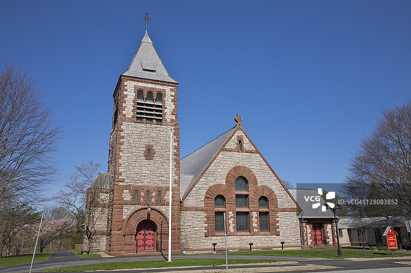 美国马萨诸塞州安多弗圣公会基督教堂教区图片素材