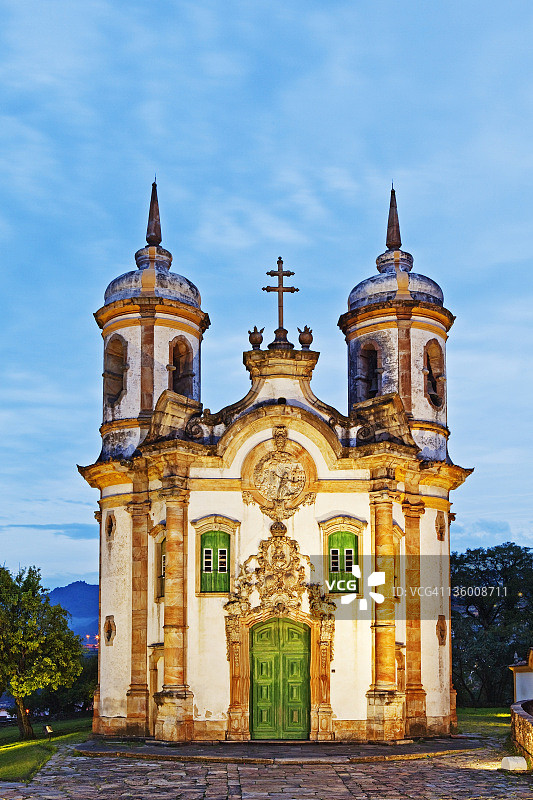 圣弗朗西斯科·德·阿西斯，乌罗·普雷托，巴西图片素材