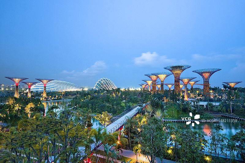 新加坡湾花园图片素材