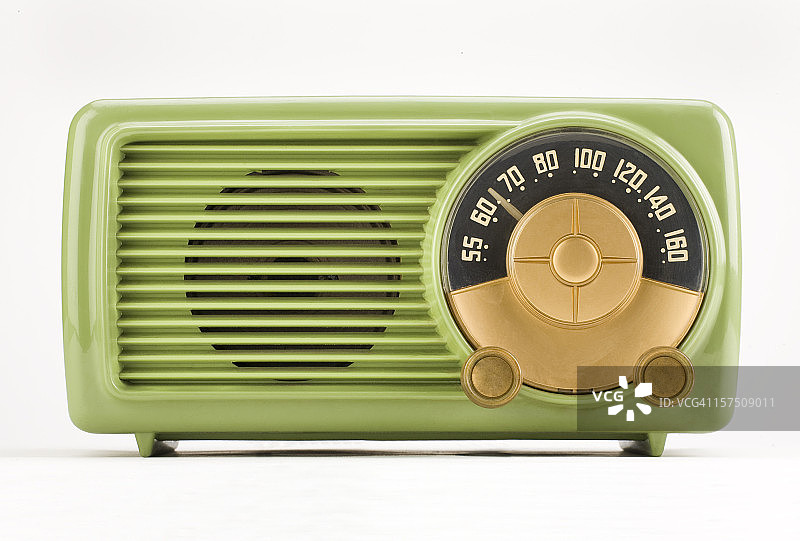 旧时代绿色电台-土坯RGB图片素材