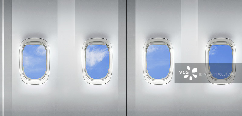飞机窗口重复模式图片素材