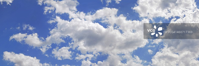 蓝天与积云，艺术品图片素材