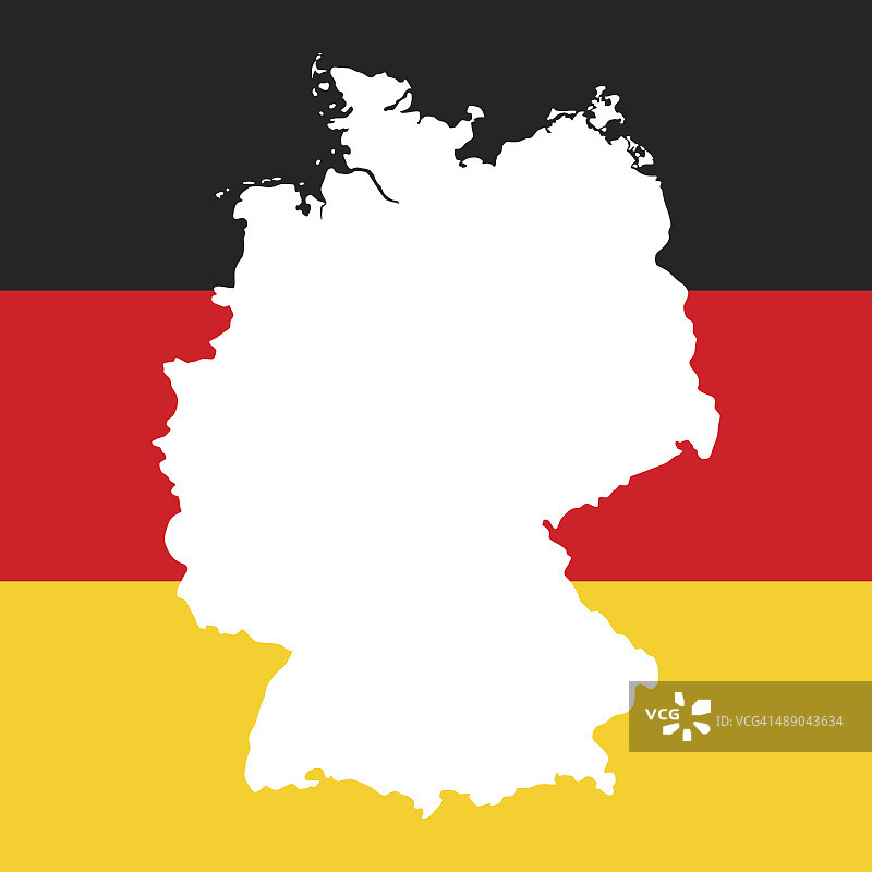 德国地图横幅图片素材