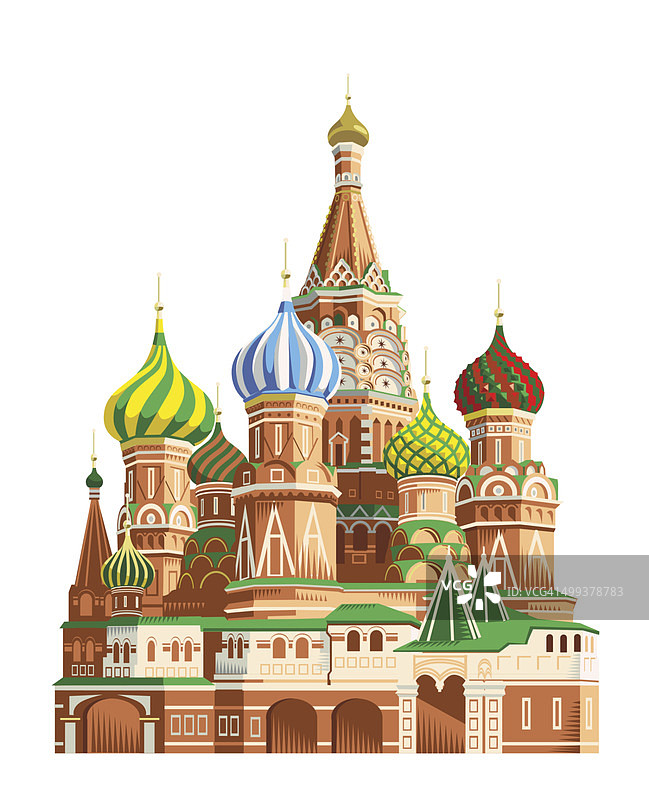 圣巴西尔大教堂-莫斯科图片素材