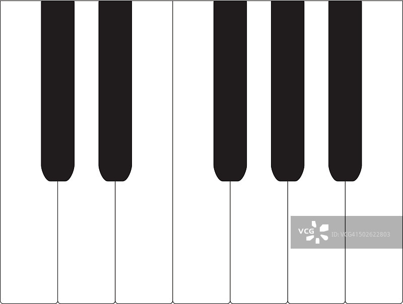 黑白钢琴图片素材
