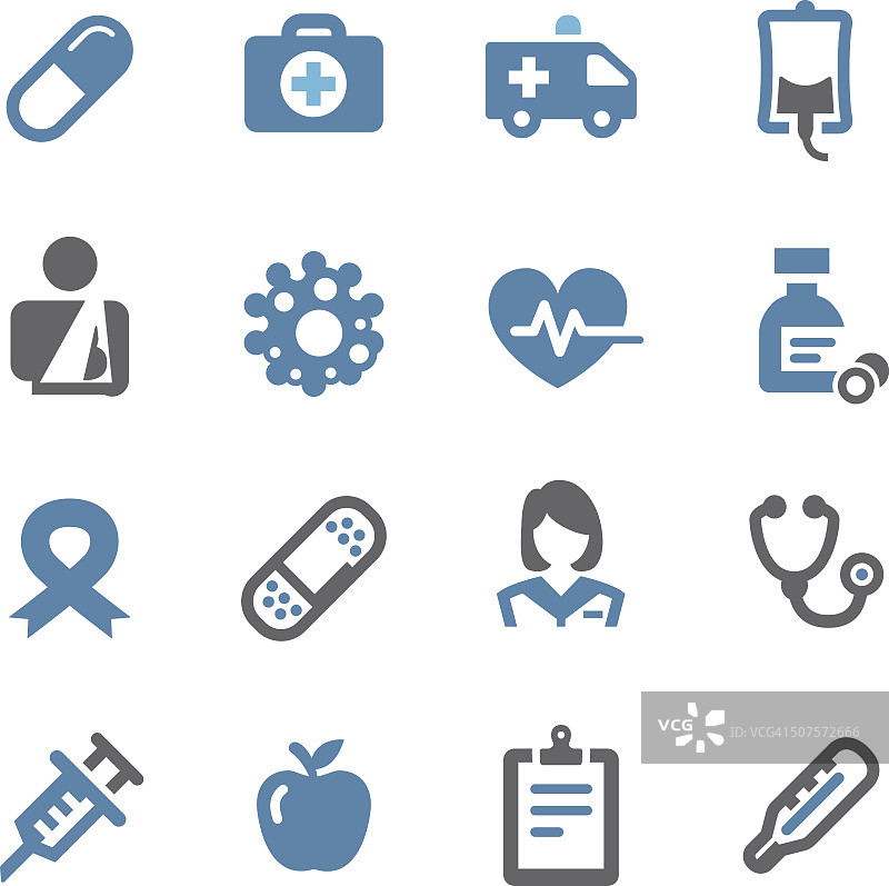 医疗保健和医药图标- Conc系列图片素材
