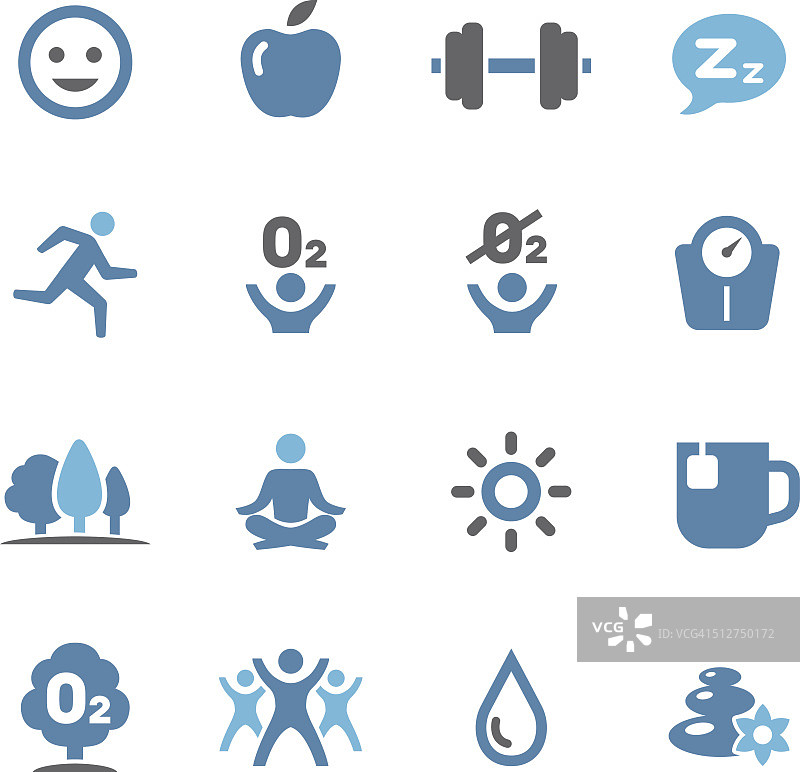 健身，健康生活方式图标- Conc系列图片素材
