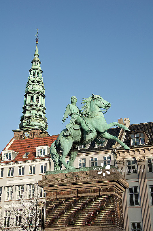 主教雕像，哥本哈根图片素材